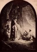 REMBRANDT Harmenszoon van Rijn, The Raising of Lazarus The Large Plate